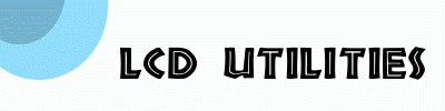 LCD Utilities
